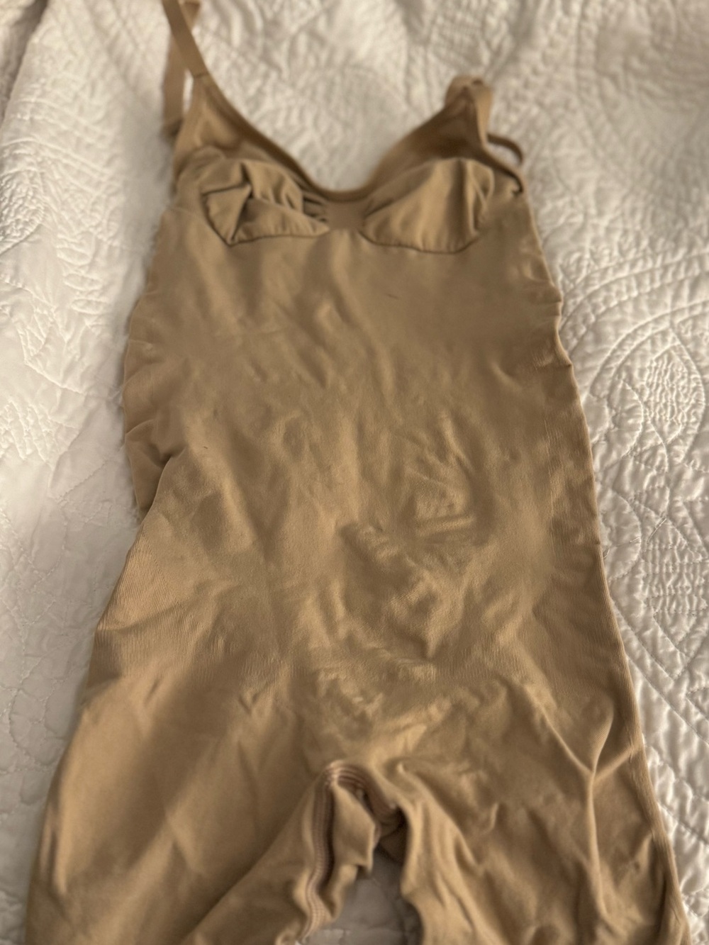 SKIMS Tan One-Piece Bodysuit